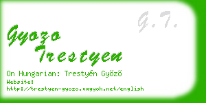 gyozo trestyen business card