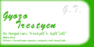 gyozo trestyen business card